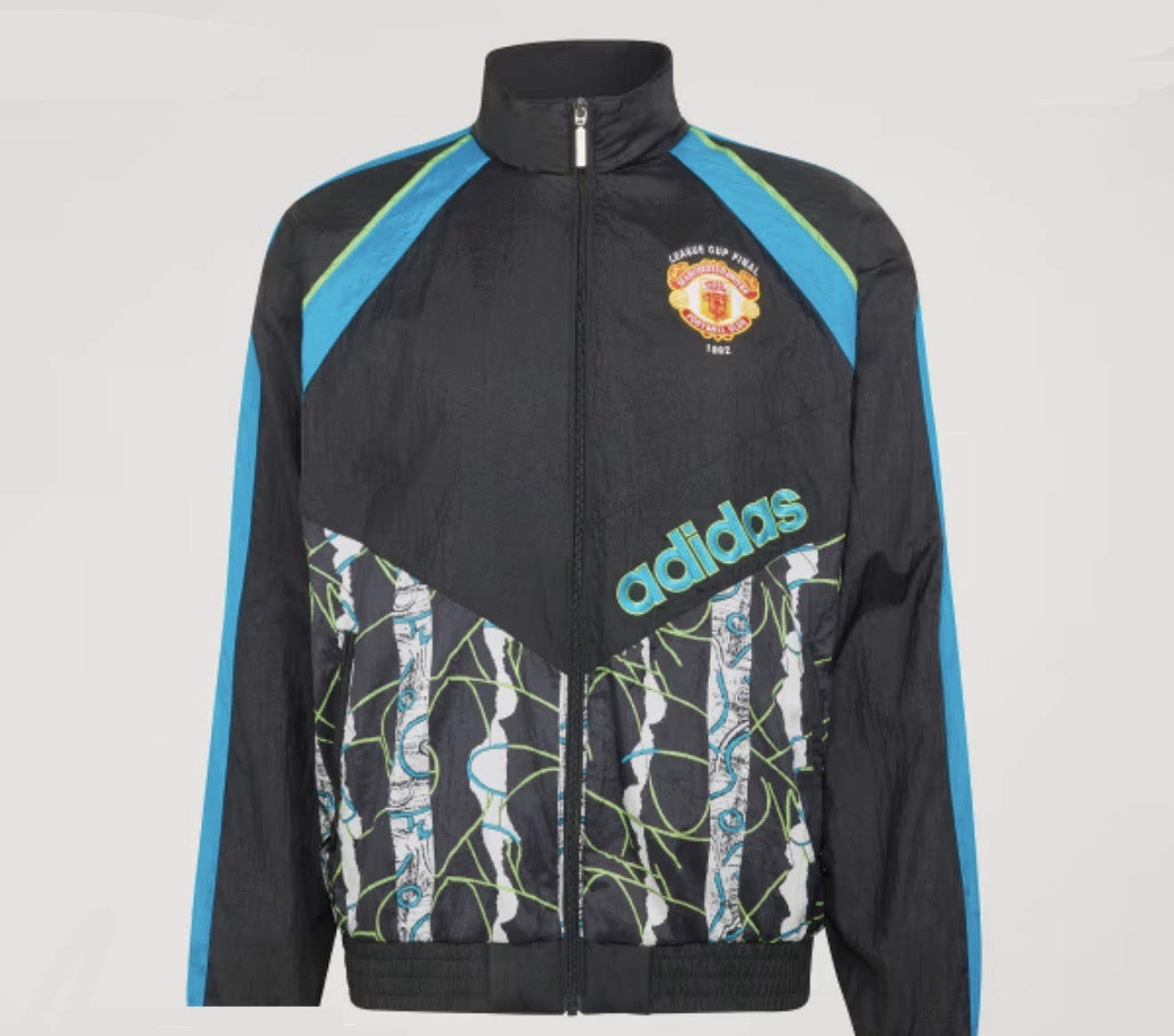 $120 Adidas Manchester United 90 Woven Tack Jacket  Men\'s Size Large (KD5815)