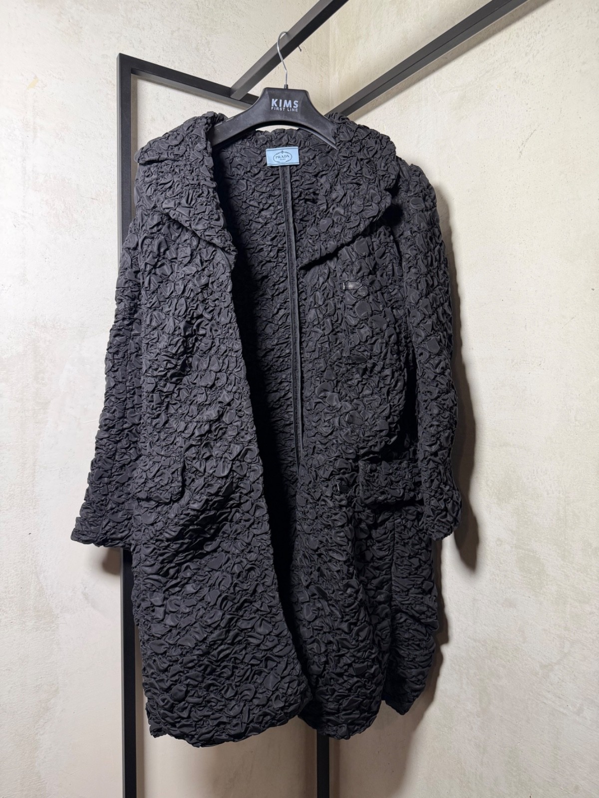 Prada FW2007 Crinkled Quilted Coat