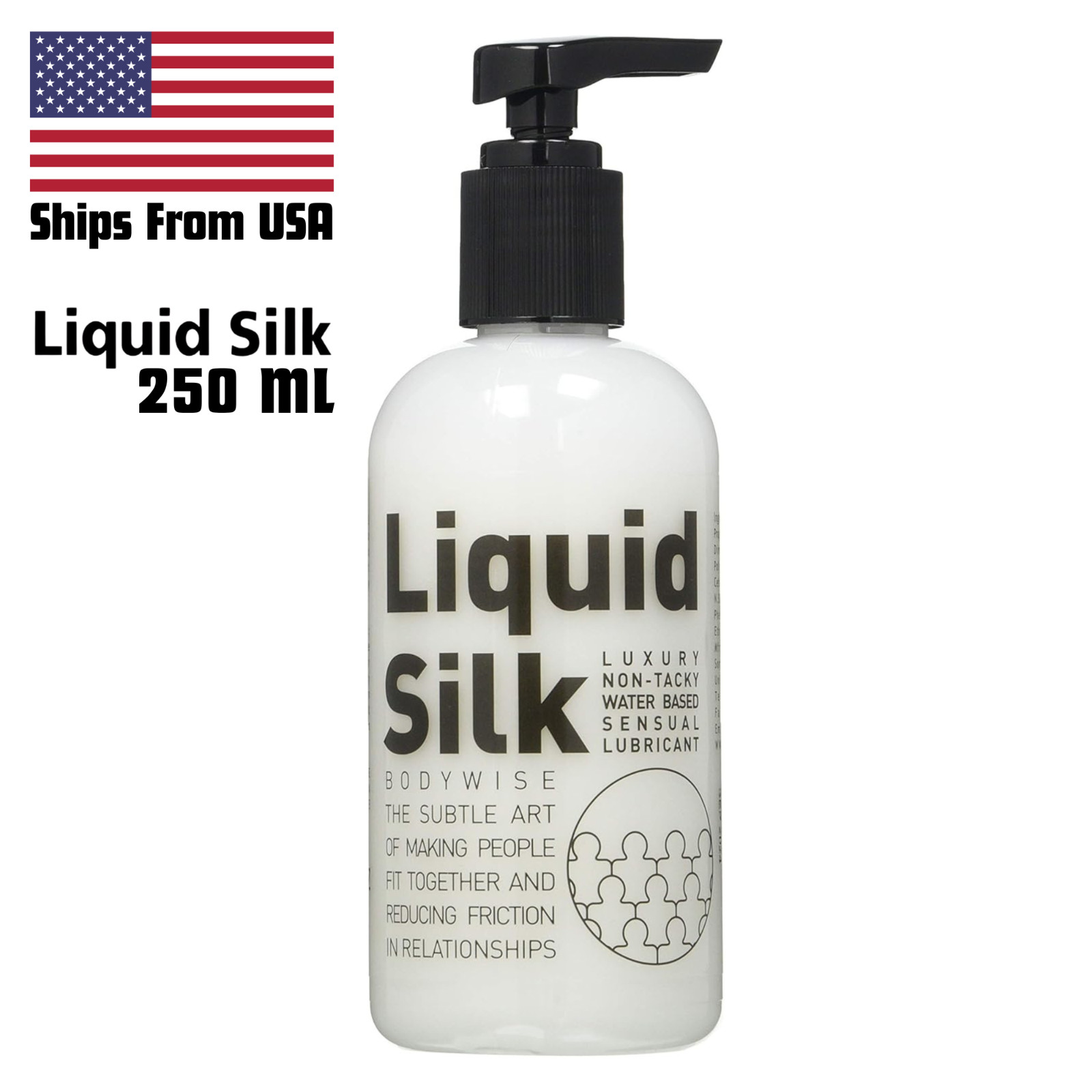 USA Seller  Liquid Silk Personal Lubricant Sex Lube 250 ml