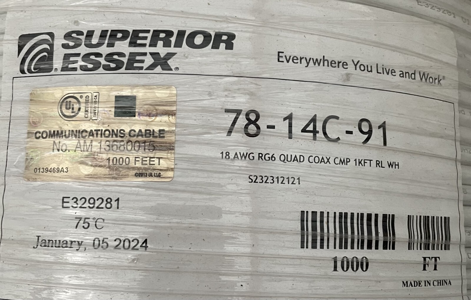 Communications Coax Cable Communications Coax Cable