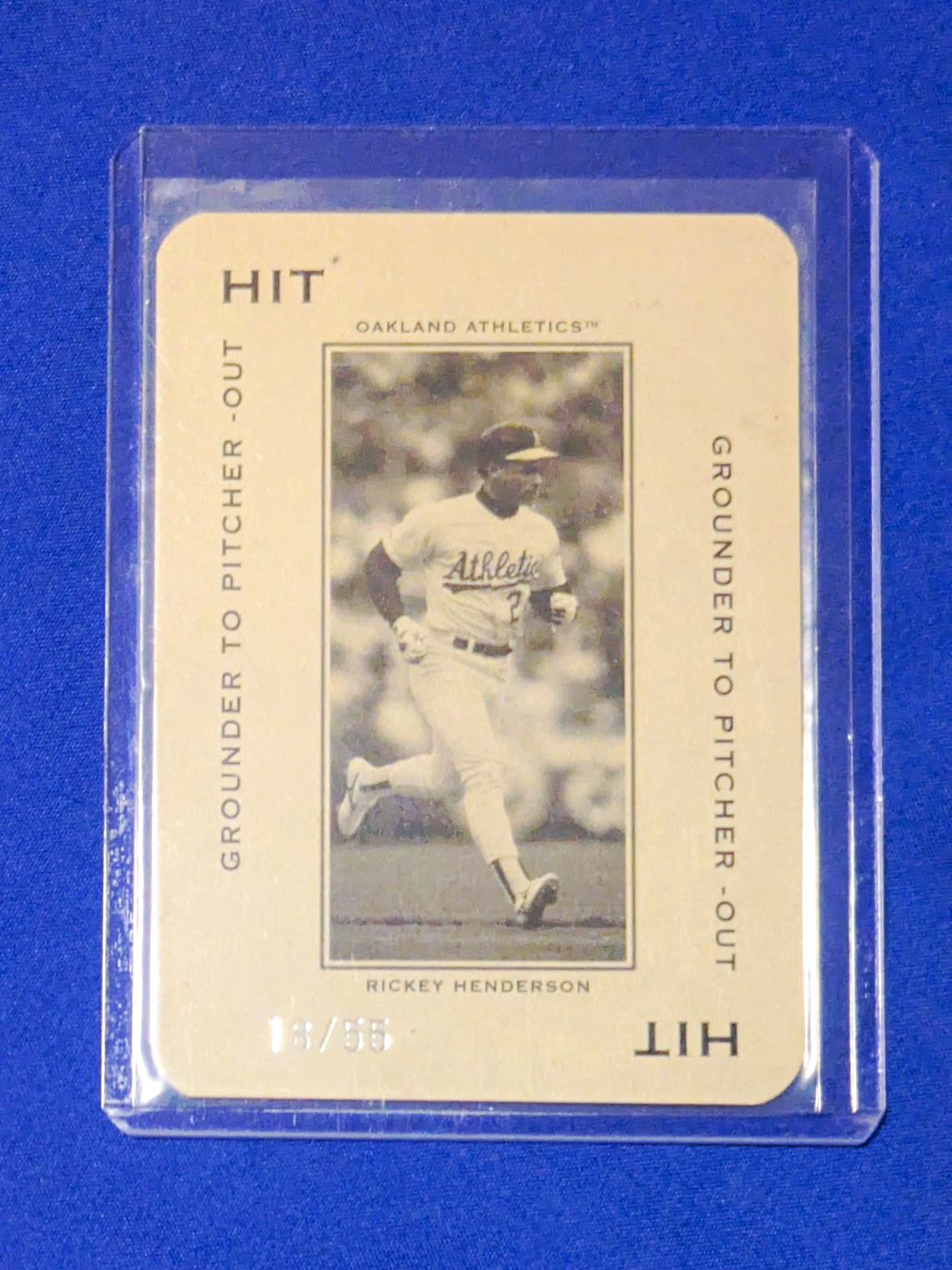 2005 Donruss Throwback Threads Rickey Henderson Polo Grounds #13/55 RARE NM-M 2005 Donruss Throwback Threads Rickey Henderson Polo Grounds #13/55 RARE NM-M