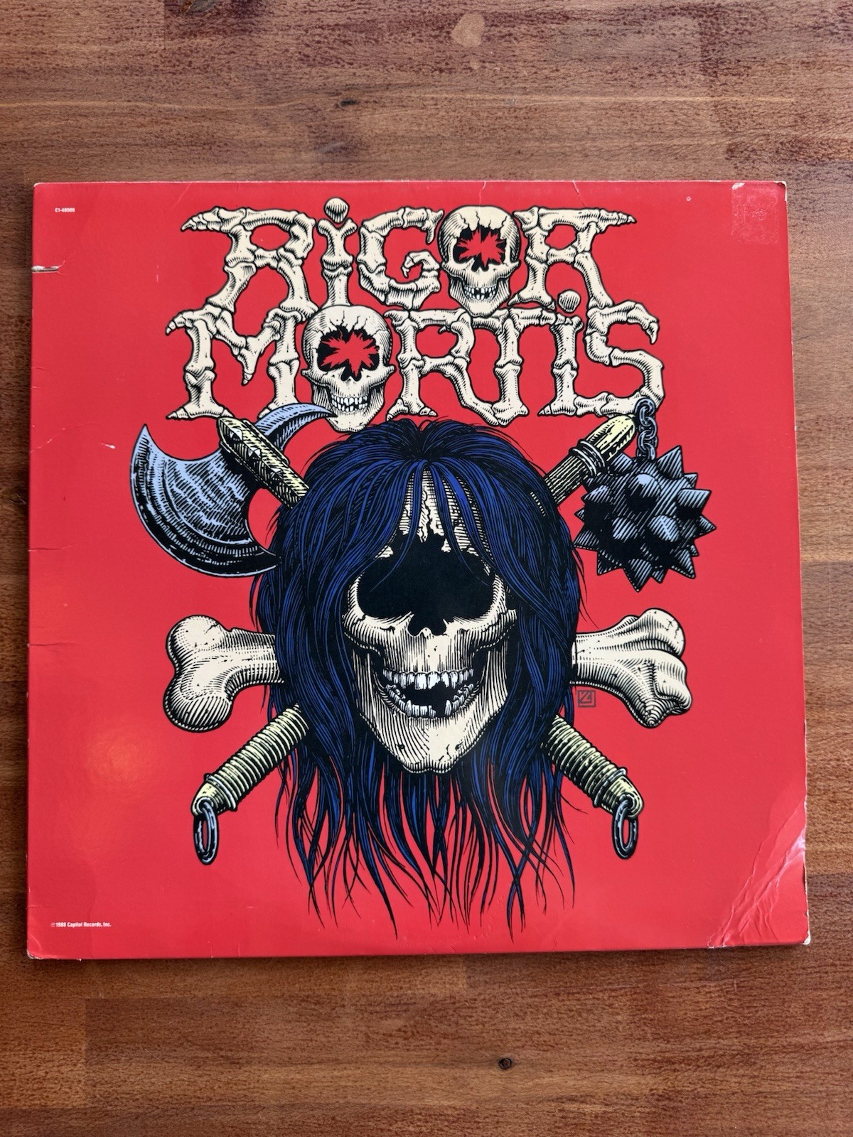 Rigor Mortis Original 1988 LP Vinyl Record VG+/VG Rigor Mortis Original 1988 LP Vinyl Record VG+/VG