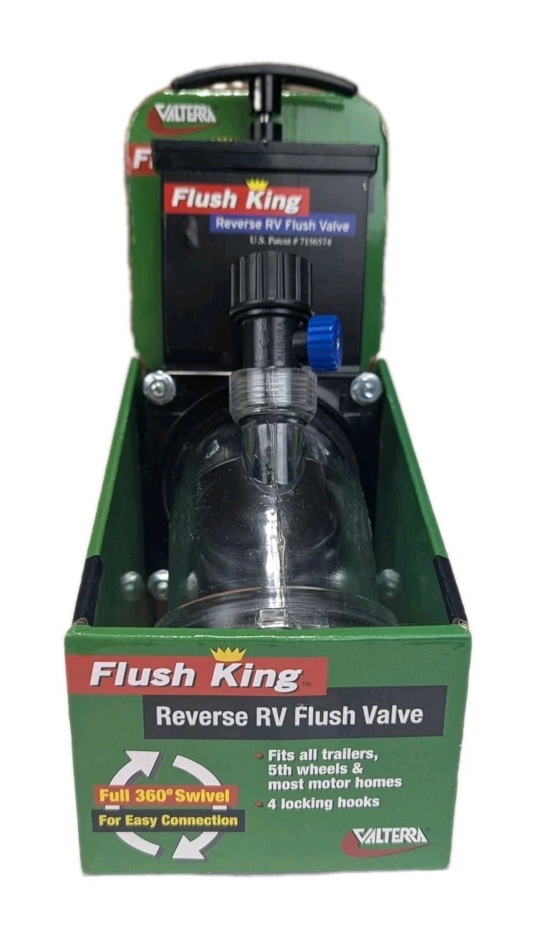 Valterra F02-4350 Flush King 45° Reverse Sewer Flush Valve Valterra F02-4350 Flush King 45° Reverse Sewer Flush Valve
