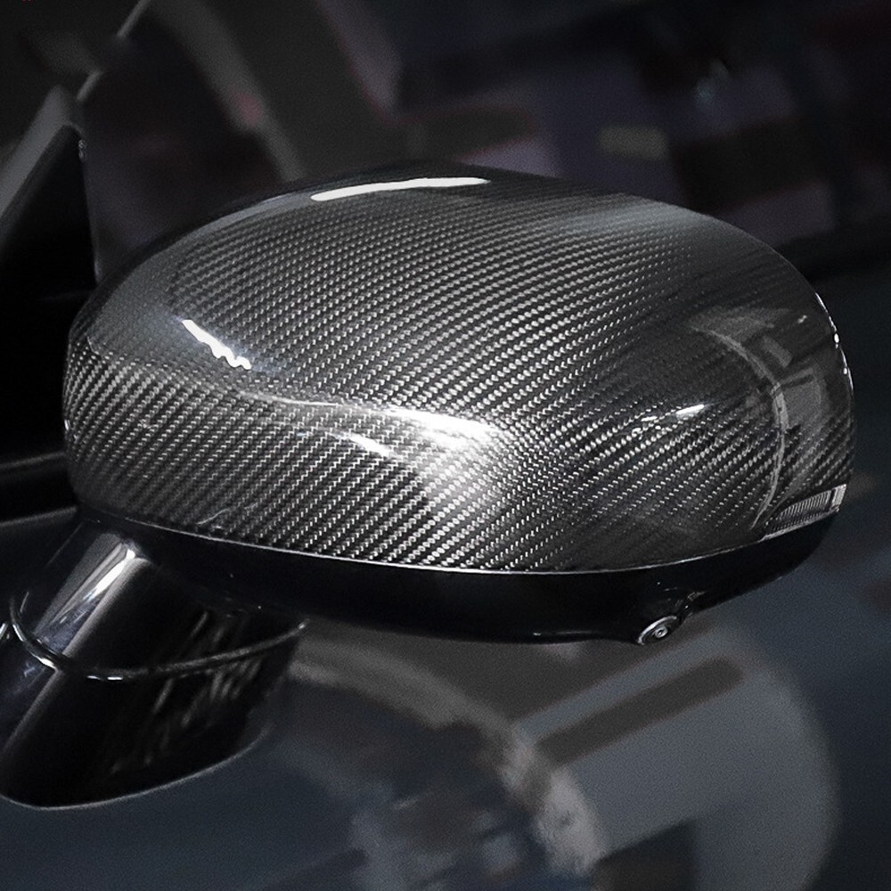 For 2025 2026 Cooper S F65 F66 F67 J01 J05 U25 Carbon Fiber Mirror Cover Caps