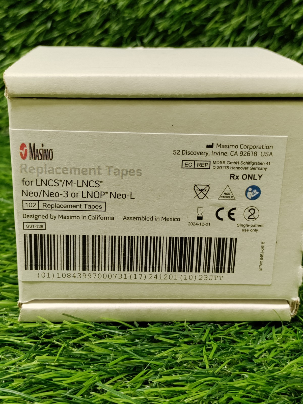 Masimo Replacement Tapes for LNCS/M-LNCS NEO/NEO-3, LNOP NEO-L, Qt 102 New