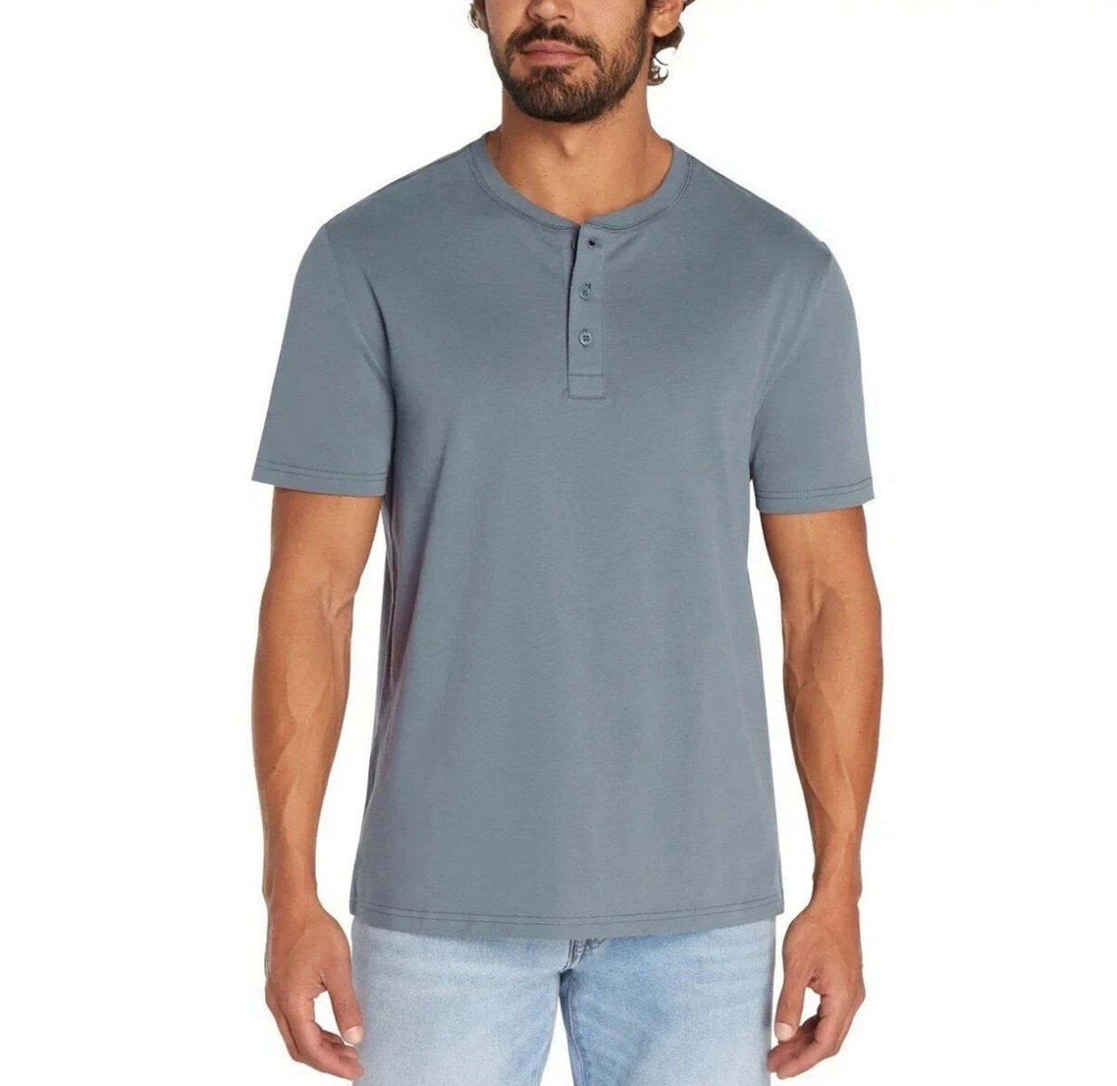 GAP Men’s Short Sleeve Henley Tee GAP Men’s Short Sleeve Henley Tee