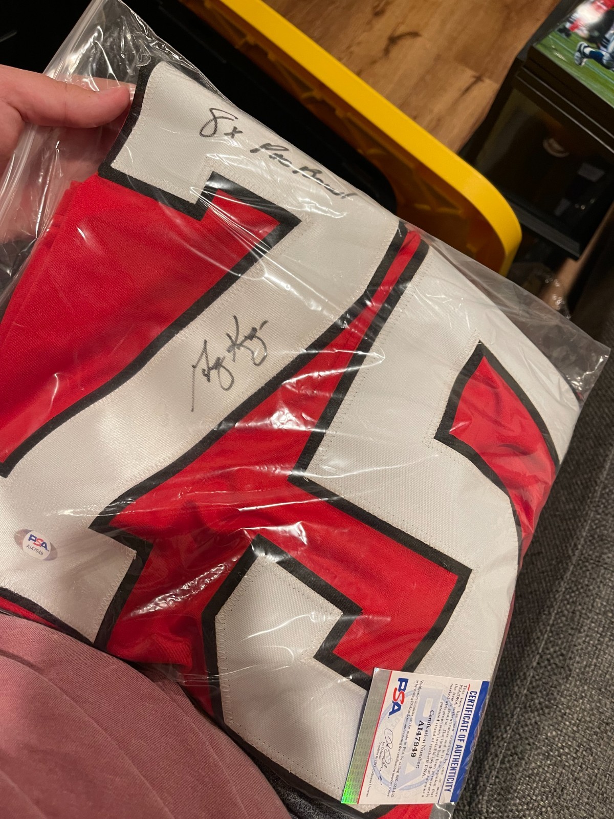 Lot of autographed Atlanta Falcons jerseys - Matt Ryan, Claude Humphrey, etc