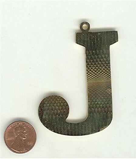 1 VINTAGE BRASS LETTER \