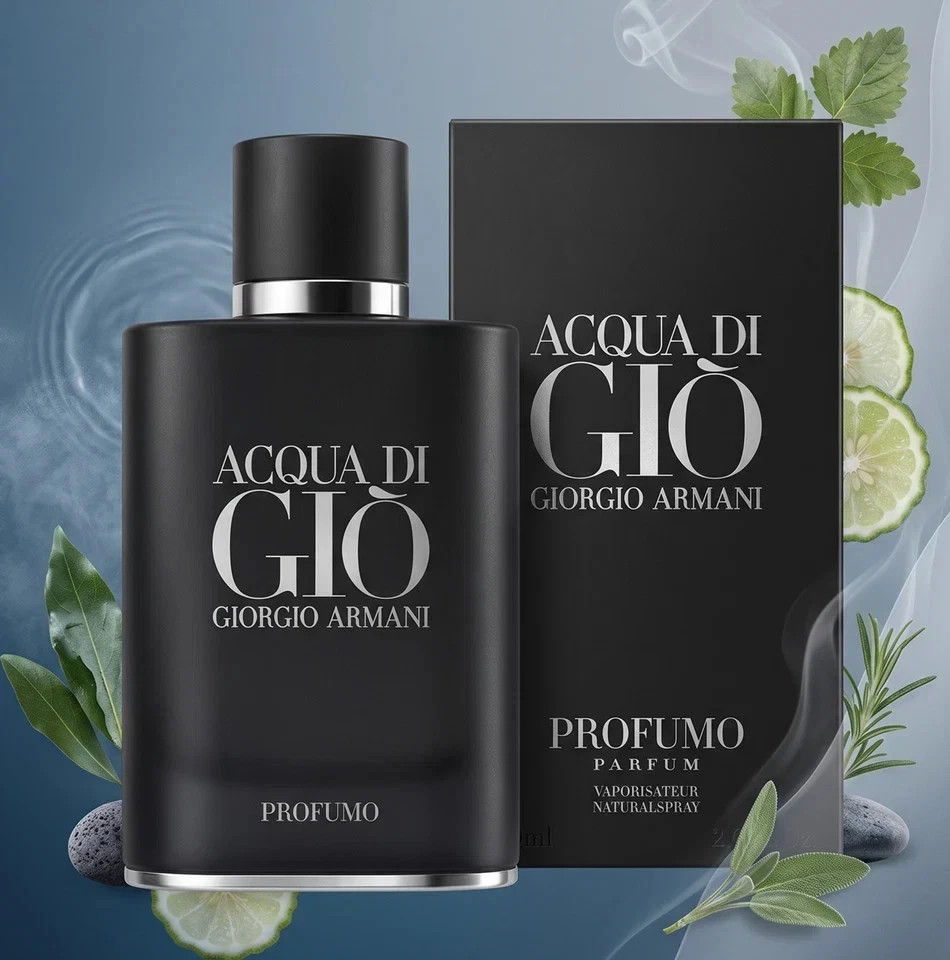 Giorgio Armani Aqua Di Gio Profumo Eau De Perfume 4.2 oz Spray New & Sealed