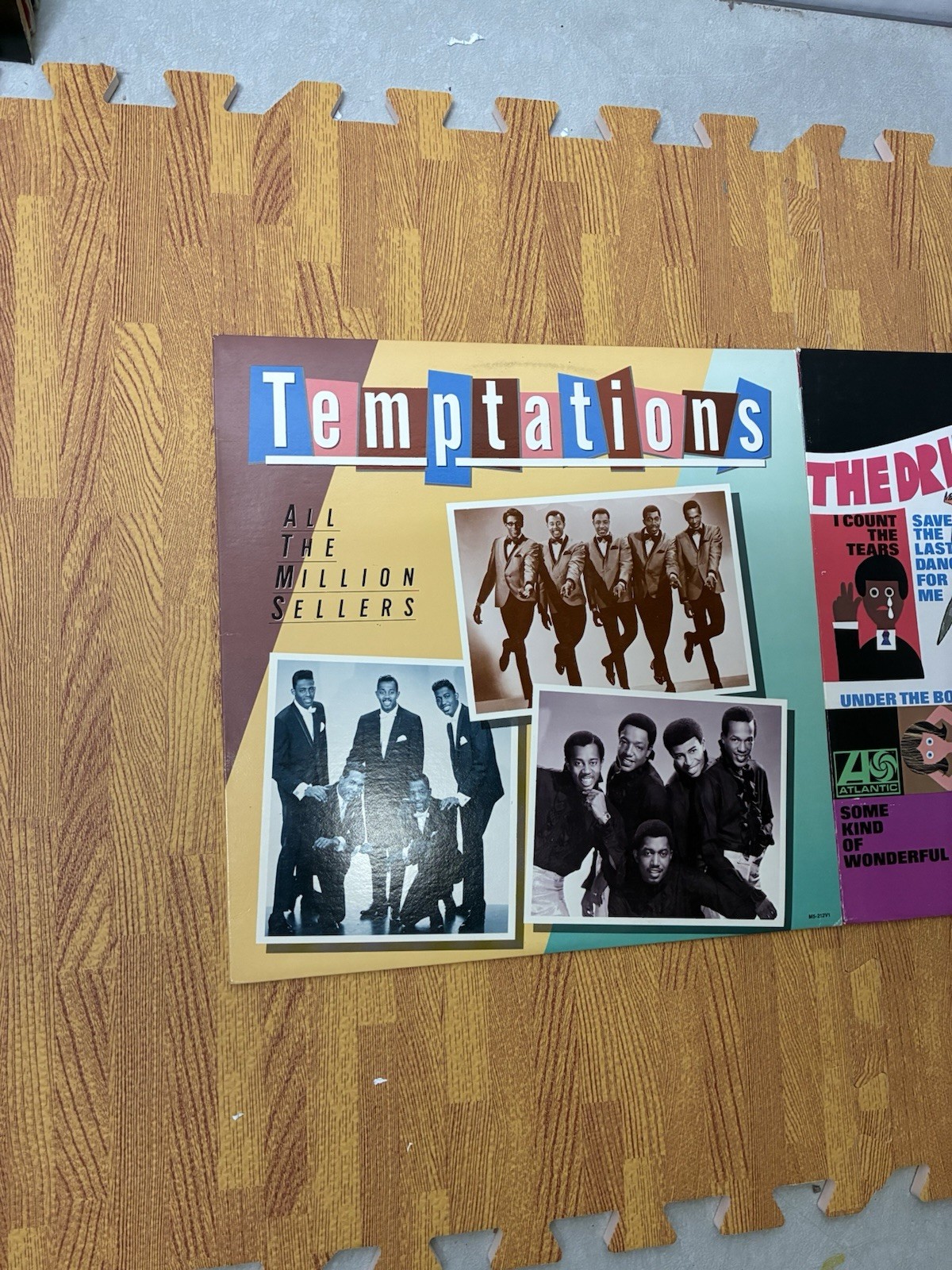 Temptations 'All the Million Sellers' LP M5-212V1-VTG 1981, Drifters Golden Hit