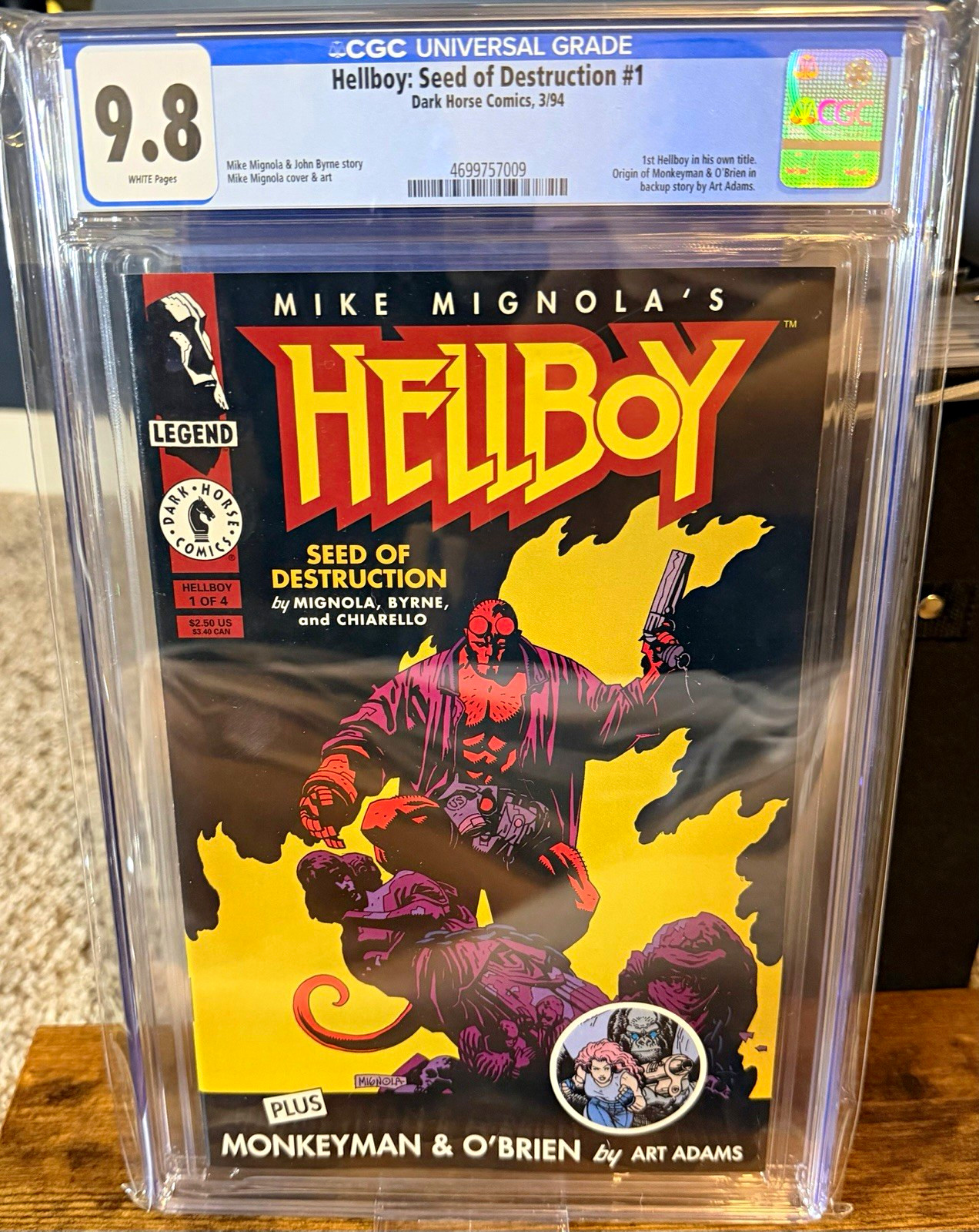 Hellboy: Seed of Destruction #1 CGC 9.8 White Pages