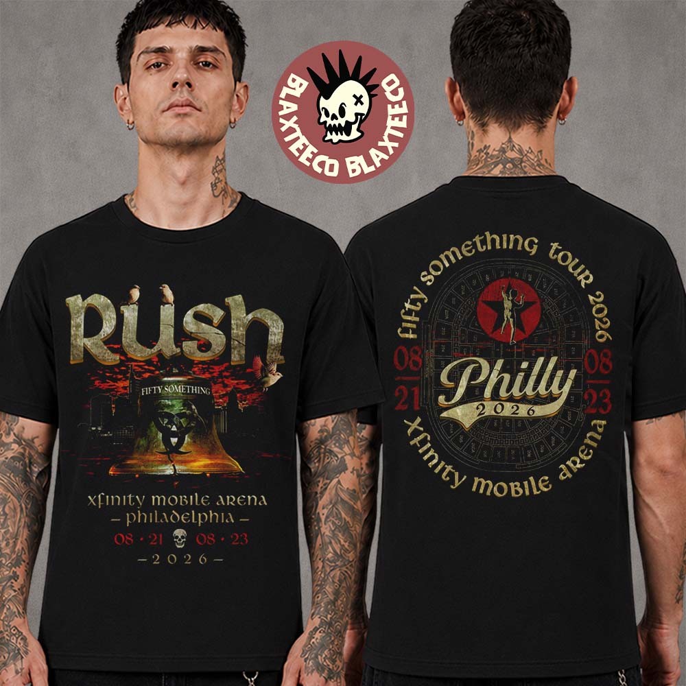 Rush Philadelphia Xfinity Mobile Arena Aug 21 23 2026 Tour Tee