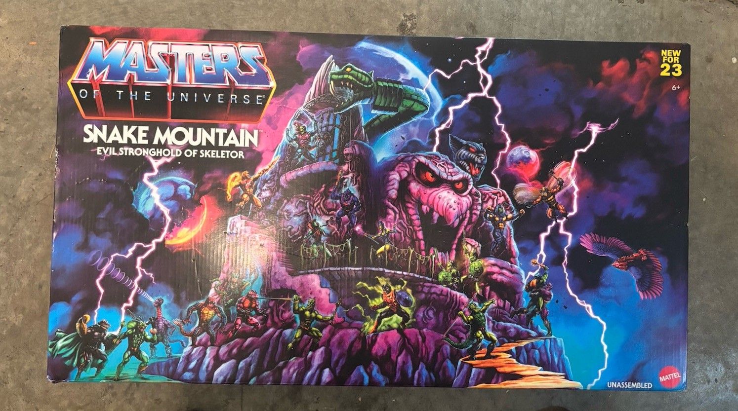 Masters Of The Universe Origins Snake Mountain 2023 New In Box Adult Collector Masters Of The Universe Origins Snake Mountain 2023 New In Box Adult Collector