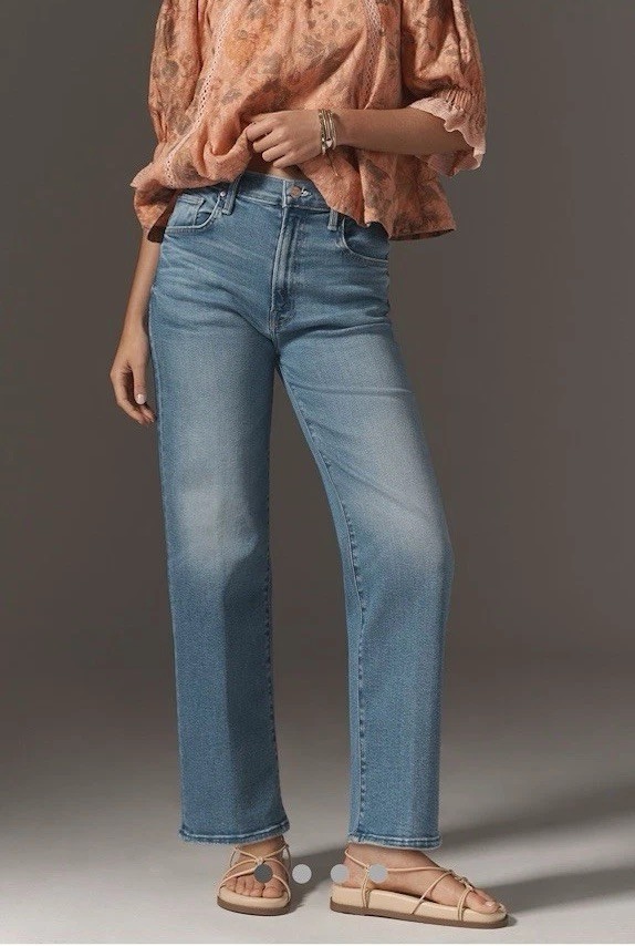 NWT Anthropologie MOTHER The Rambler High-Rise Flood Jeans 31P NWT Anthropologie MOTHER The Rambler High-Rise Flood Jeans 31P