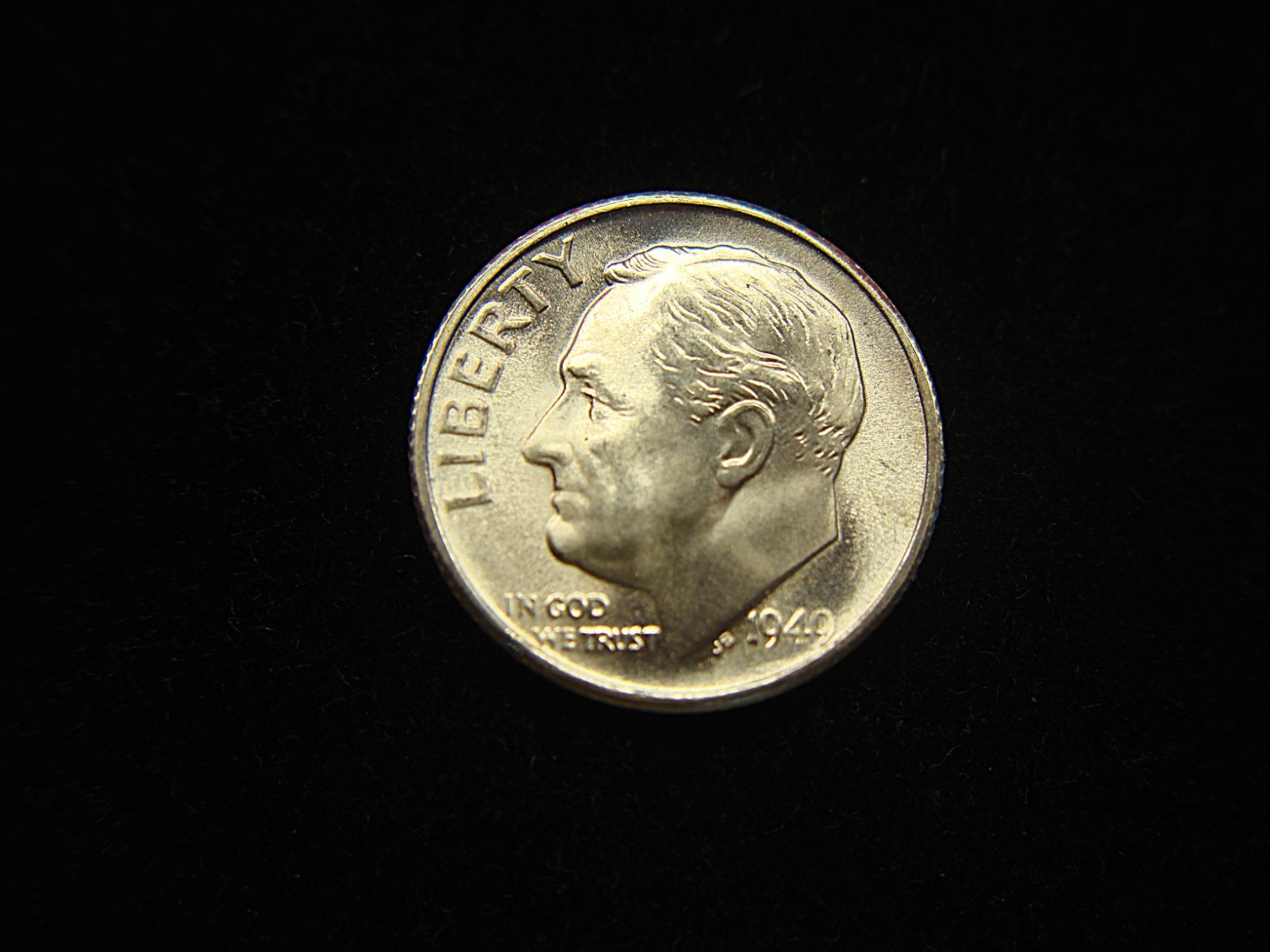 1949 S ROOSEVELT DIME - HIGH END BU - KEY DATE 1949 S ROOSEVELT DIME - HIGH END BU - KEY DATE