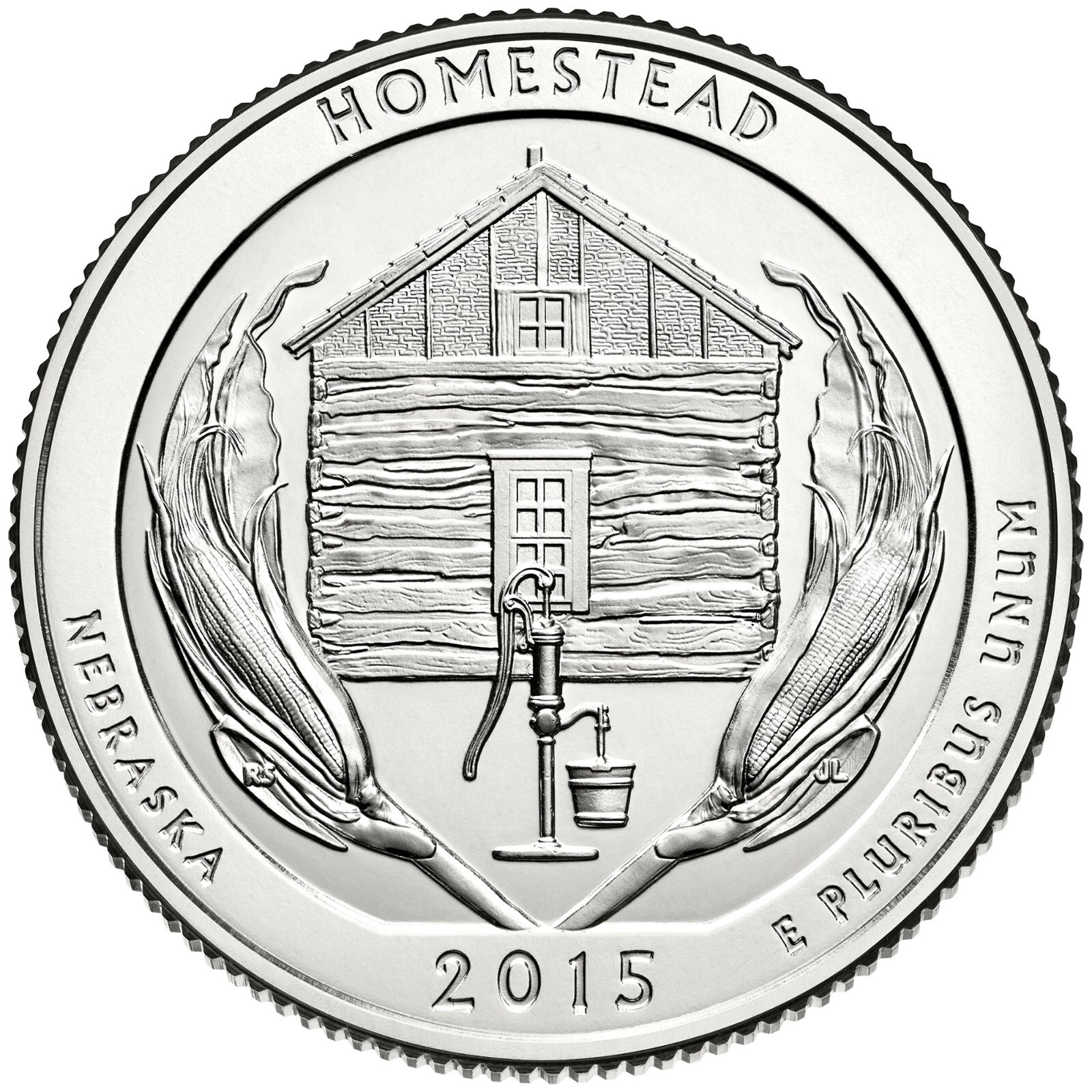 2015 S Homestead NP Quarter. ATB Series Uncirculated From US Mint roll.