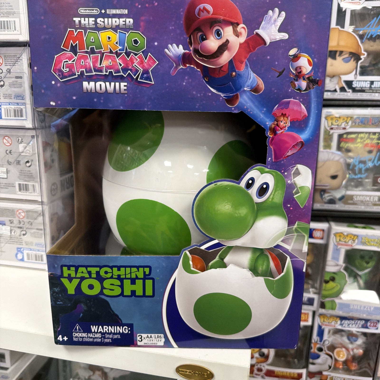 Hatching yoshi egg 2026 the super mario galaxy movie