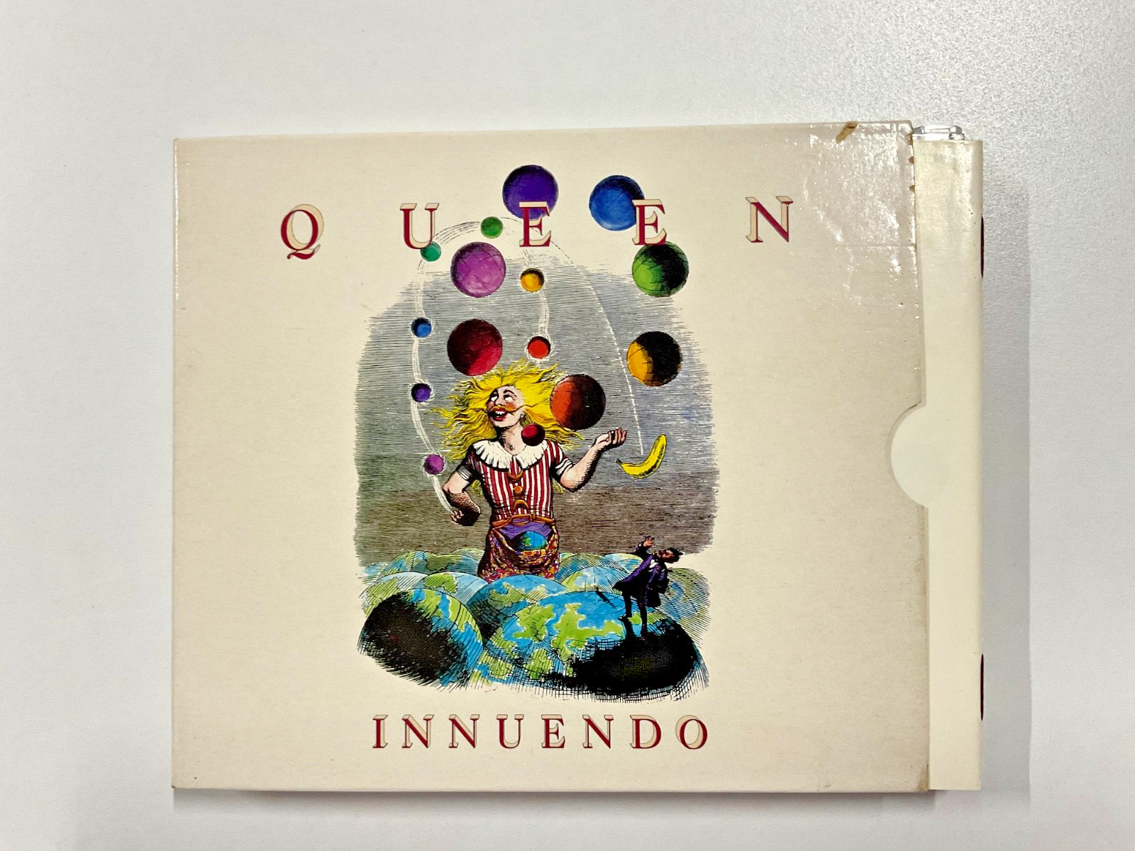 Queen Innuendo 1991 1st Press CD Box Set w/ Slipcase + Calendar Parlophone Rare 