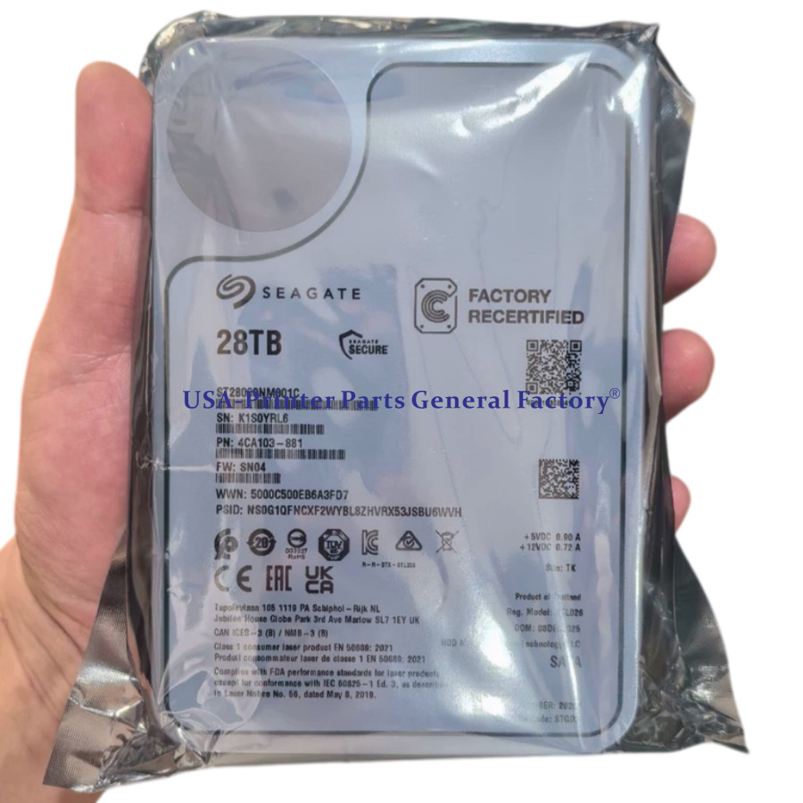 ST28000NM001C Seagate Exos 28TB 3.5 ST28000NM001C Seagate Exos 28TB 3.5