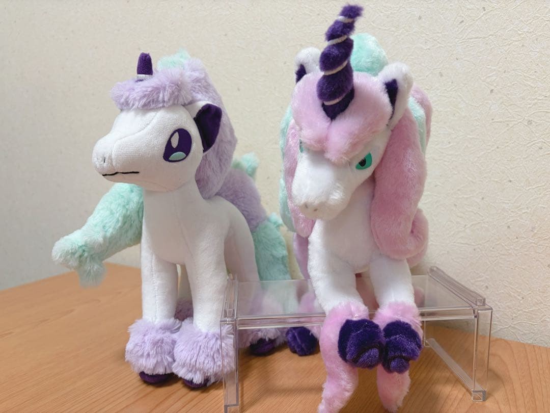 Pokemon Plush Galar Ponyta Galarian Rapidash 2 Pack Collectible Edition Set Pokemon Plush Galar Ponyta Galarian Rapidash 2 Pack Collectible Edition Set