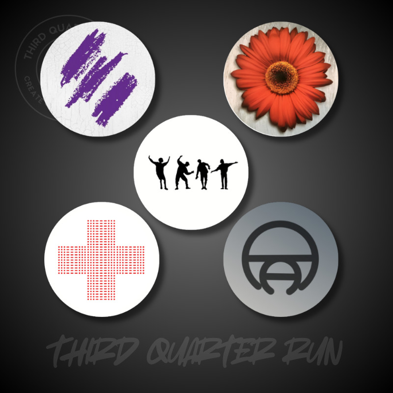 Audio Adrenaline Button 5-Pack CCM Christian Alternative Rock