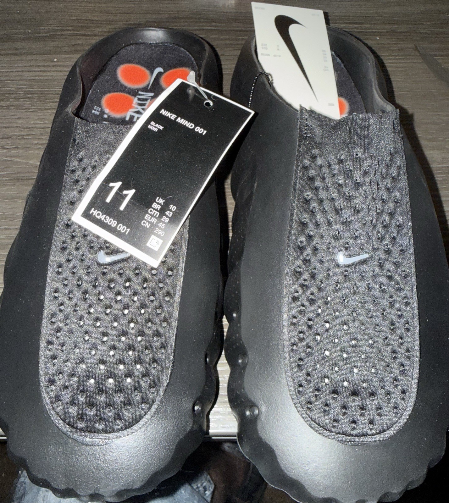 Nike Mind Slides 001 Black Chrome