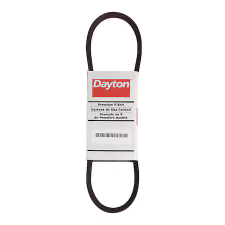 Dayton 6L300 Cogged V-Belt, Power King Cog, Bx116, Bx, Rubber, 119 In, 21/32 In Dayton 6L300 Cogged V-Belt, Power King Cog, Bx116, Bx, Rubber, 119 In, 21/32 In