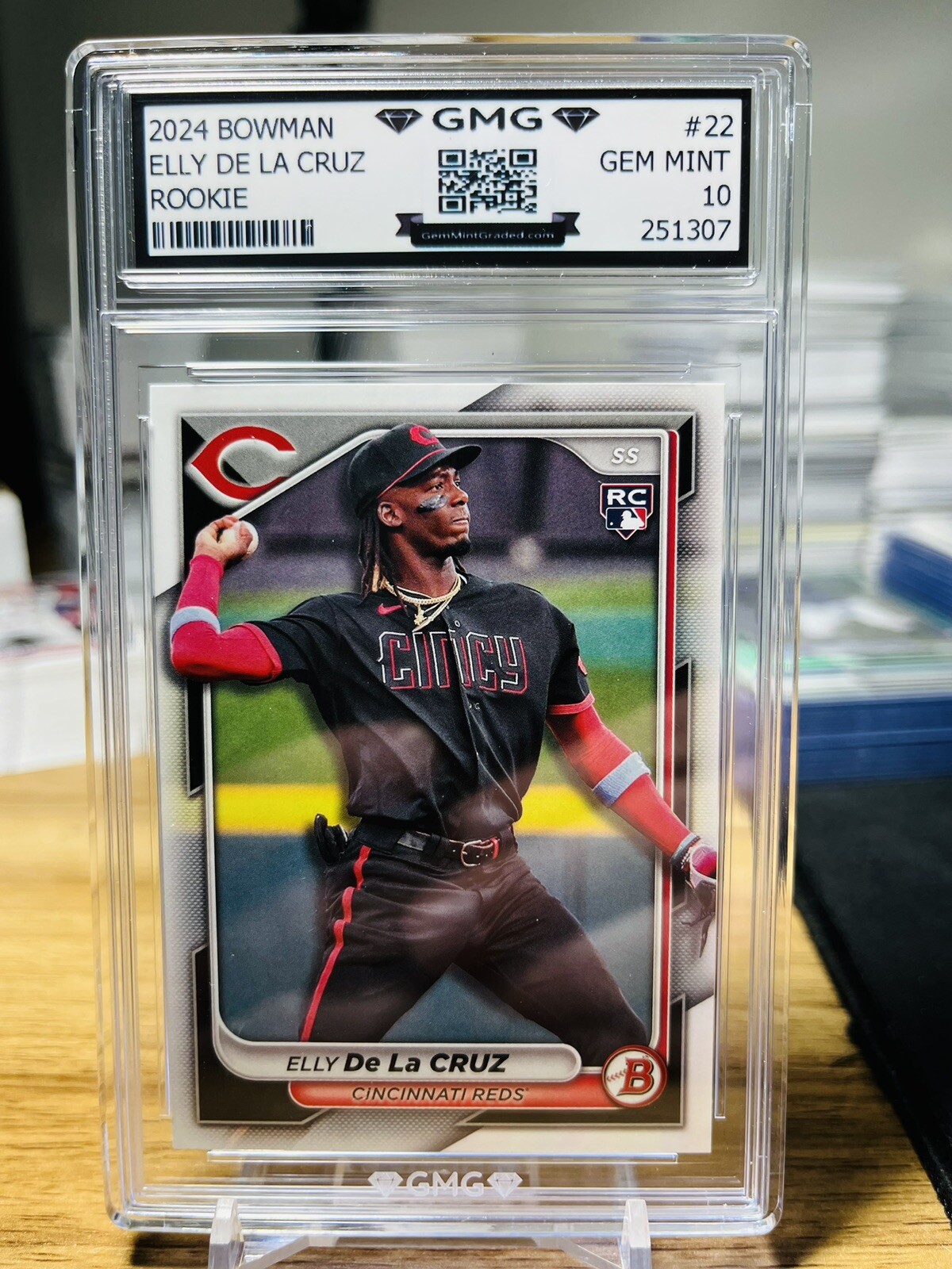 2024 Bowman Elly De La Cruz Rookie GMG Graded 10 Gem Mint 💎 RC 2024 Bowman Elly De La Cruz Rookie GMG Graded 10 Gem Mint 💎 RC