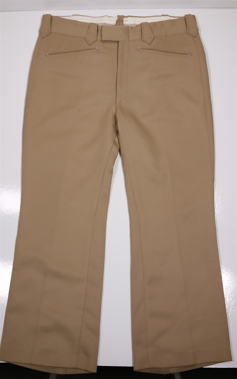 Nudies Rodeo Tailor Vintage Custom Tan Western Bootcut Pants 38x28 Nudies Rodeo Tailor Vintage Custom Tan Western Bootcut Pants 38x28