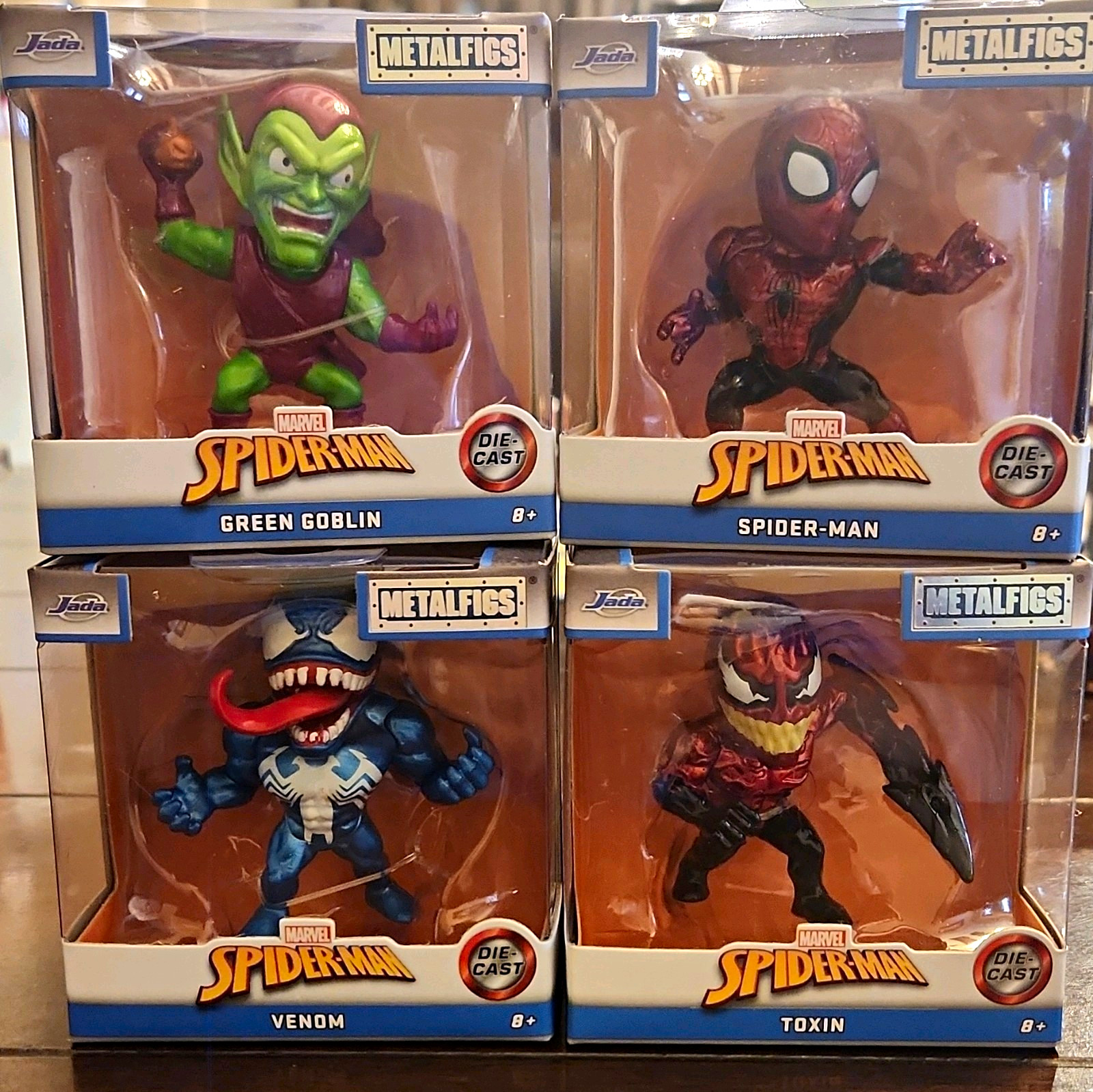 Jada Metalfigs Marvel Spider-Man 1:32 Die-Cast Set Spider-Man Venom +2 Unopened
