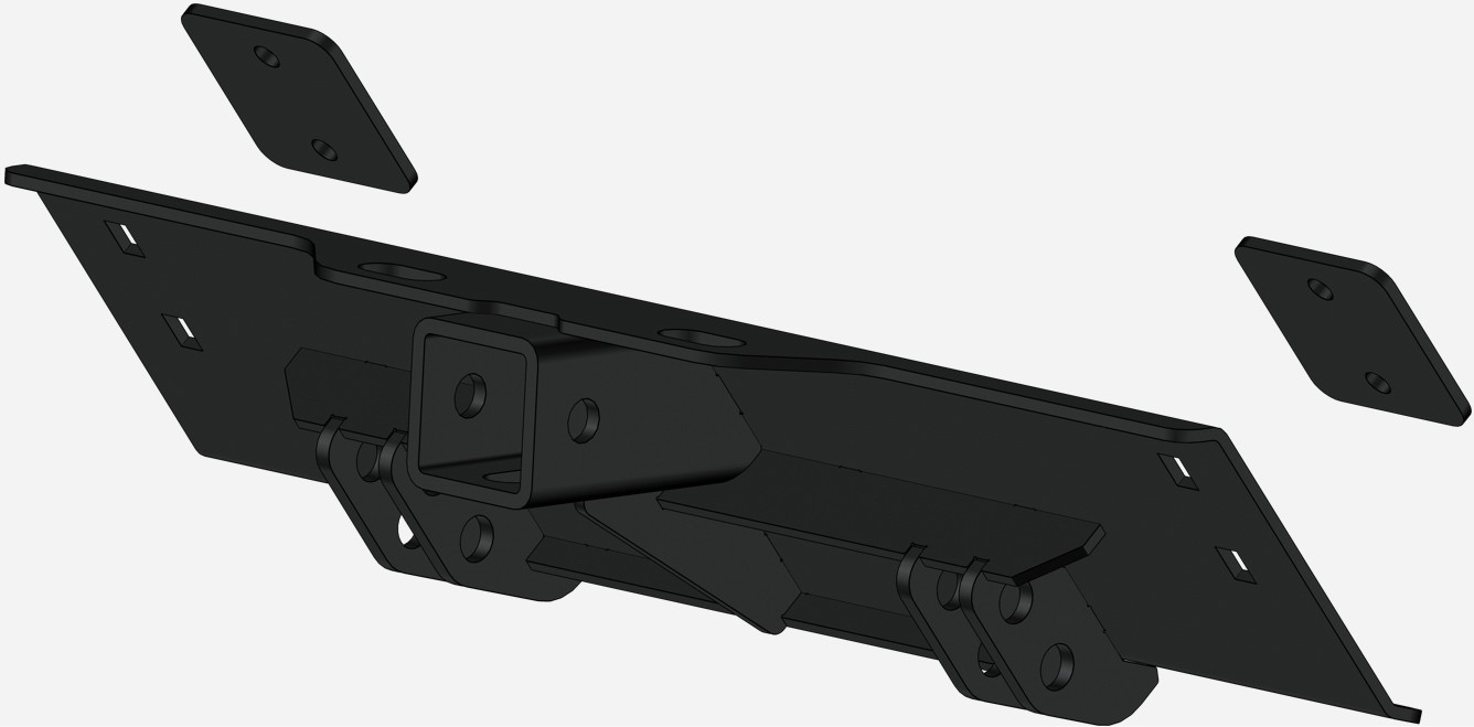KFI Front Mount Plow Bracket 106035 Kawasaki Mule Pro-FX FXT DX DXT 2015-2025