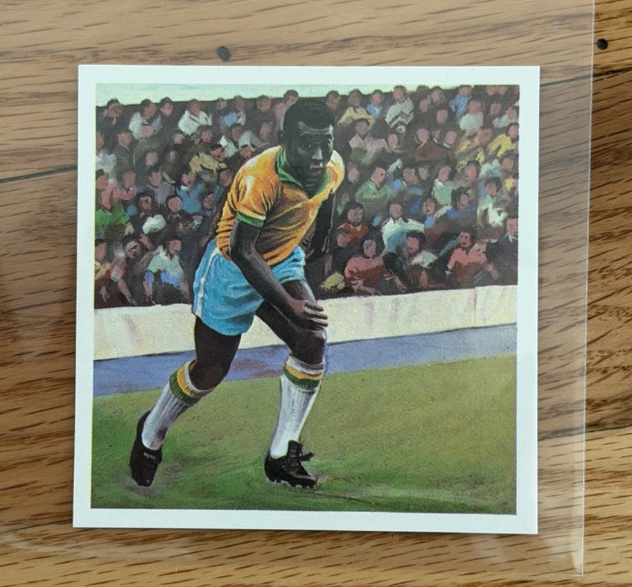 1983 Lyons Maid Junior Champs Pele Card Soccer Football Mint GOAT 1983 Lyons Maid Junior Champs Pele Card Soccer Football Mint GOAT