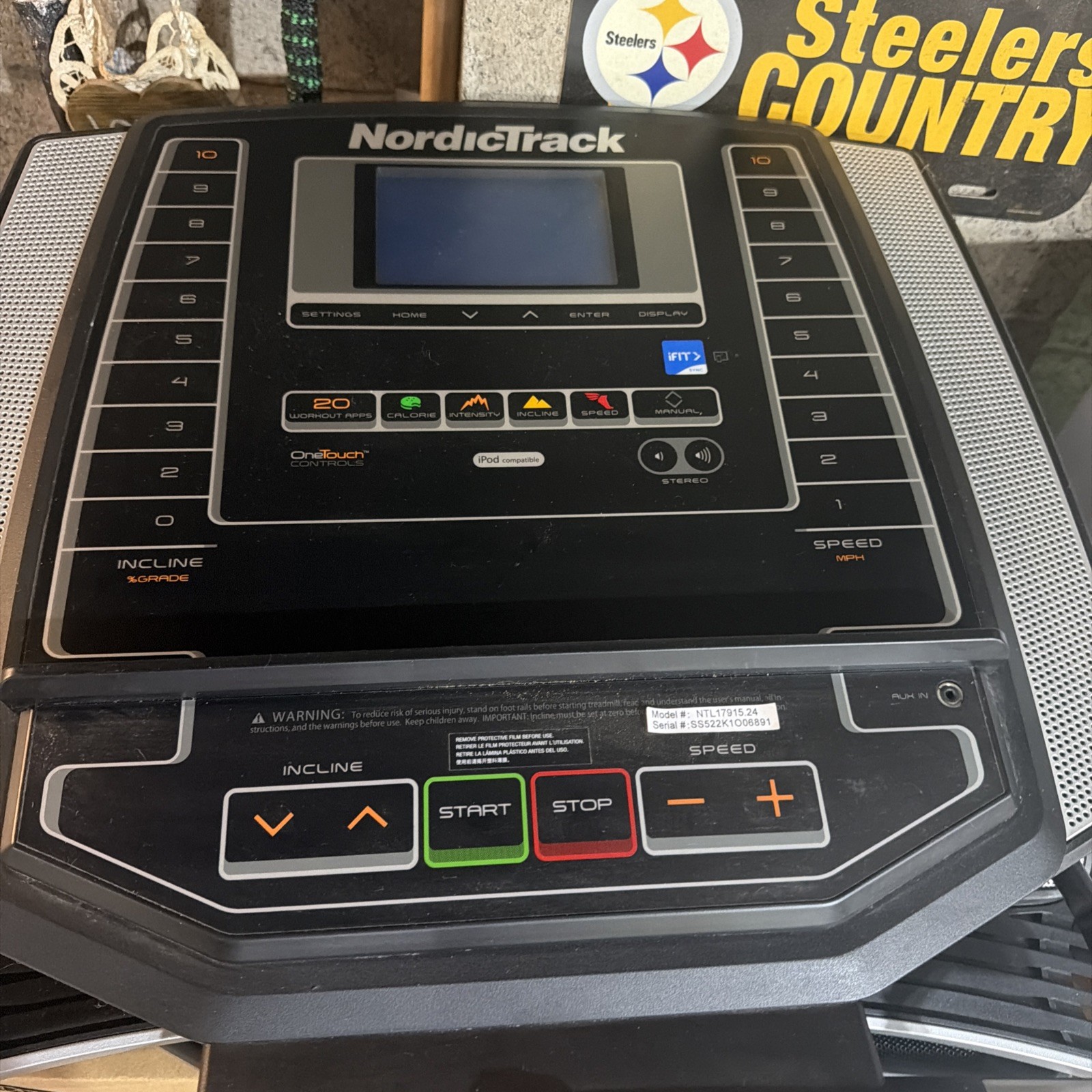 NordicTrack T6.5S NTL17915 Treadmill REPLACEMENT PART Display Console Panel NordicTrack T6.5S NTL17915 Treadmill REPLACEMENT PART Display Console Panel