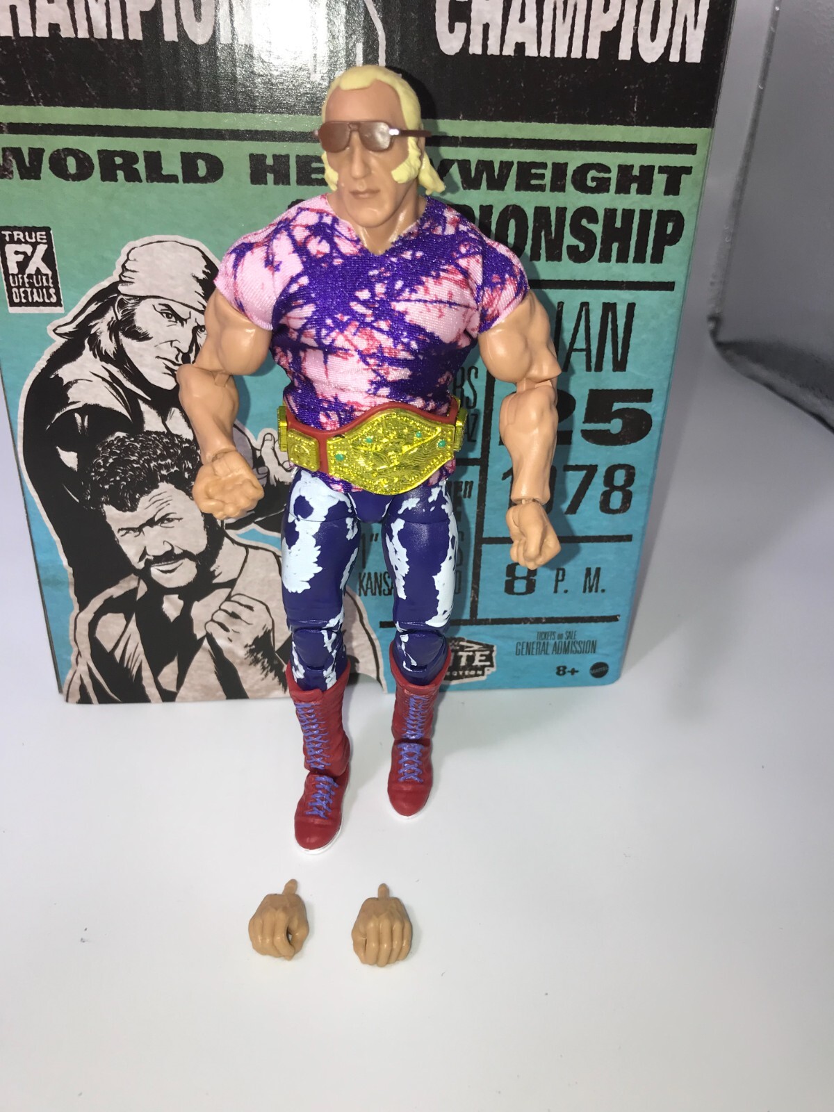 WWE Elite Superstar Billy Graham W BELT Legends of the Territories LOOSE NEW