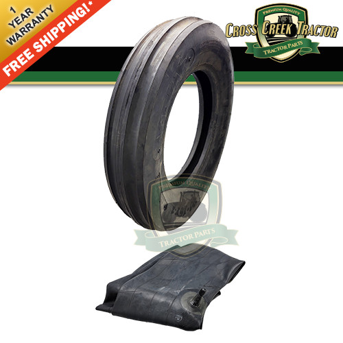 6.00-16, 6.00x16, 600x16, 600-16 6 PLY Rib Disc Farm Tractor Tire and Tube