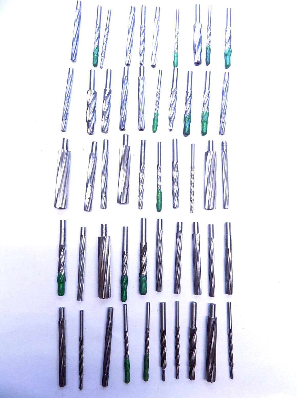 50 Assorted Short Boeing Aircraft Chucking Reamers & Core Drills Aircraft Tool