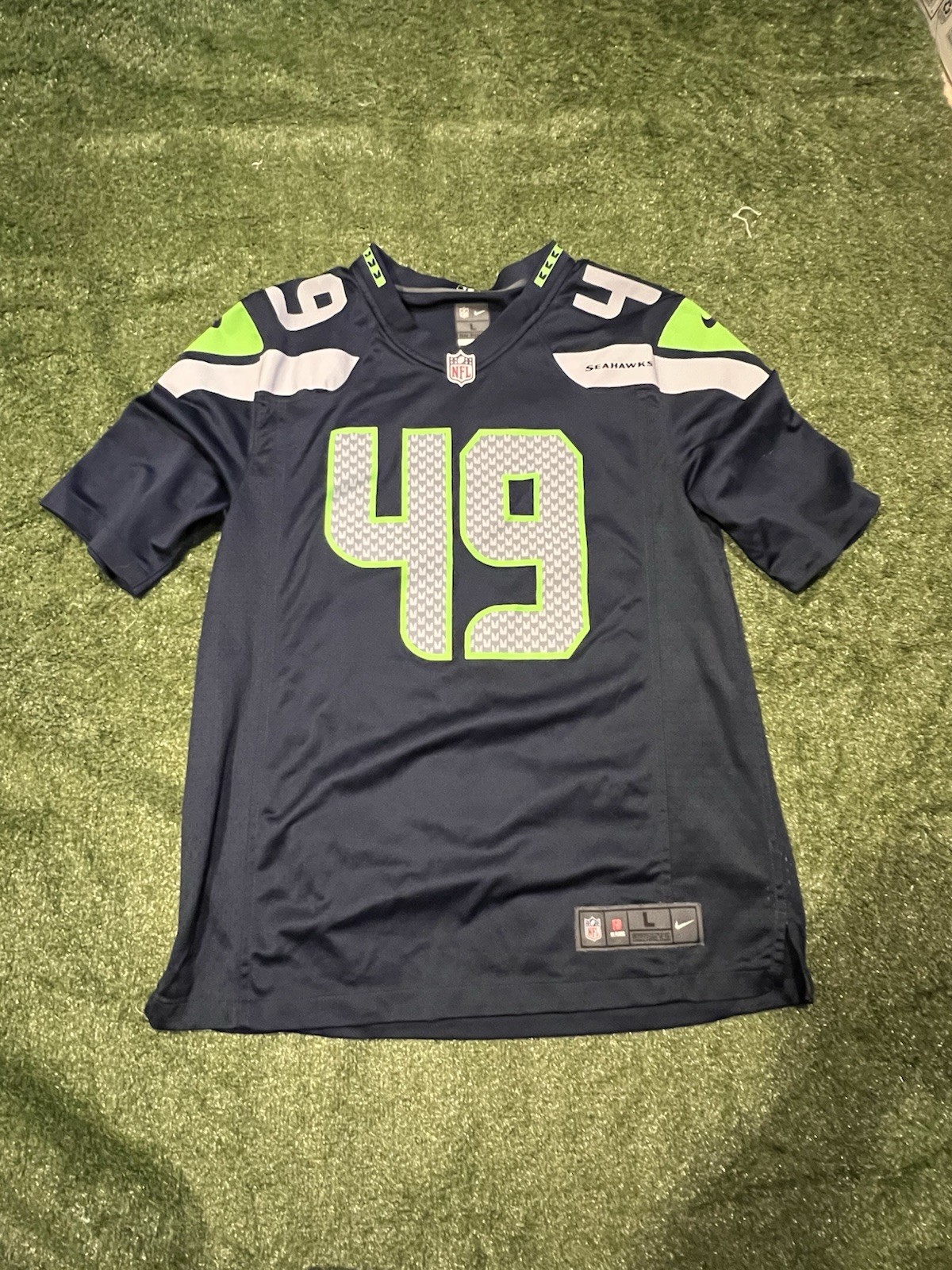 NIKE Seattle Seahawks SHAQUEM GRIFFIN On Field Jersey Mens LARGE NIKE Seattle Seahawks SHAQUEM GRIFFIN On Field Jersey Mens LARGE
