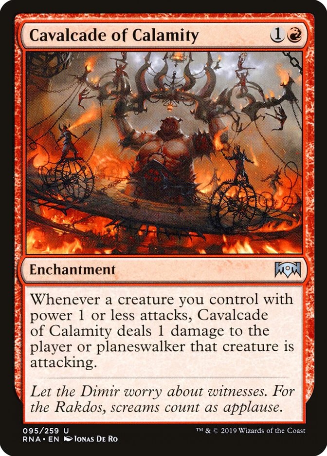 ~1x Cavalcade of Calamity x1 ~NM~ RNA Magic the Gathering MtG~