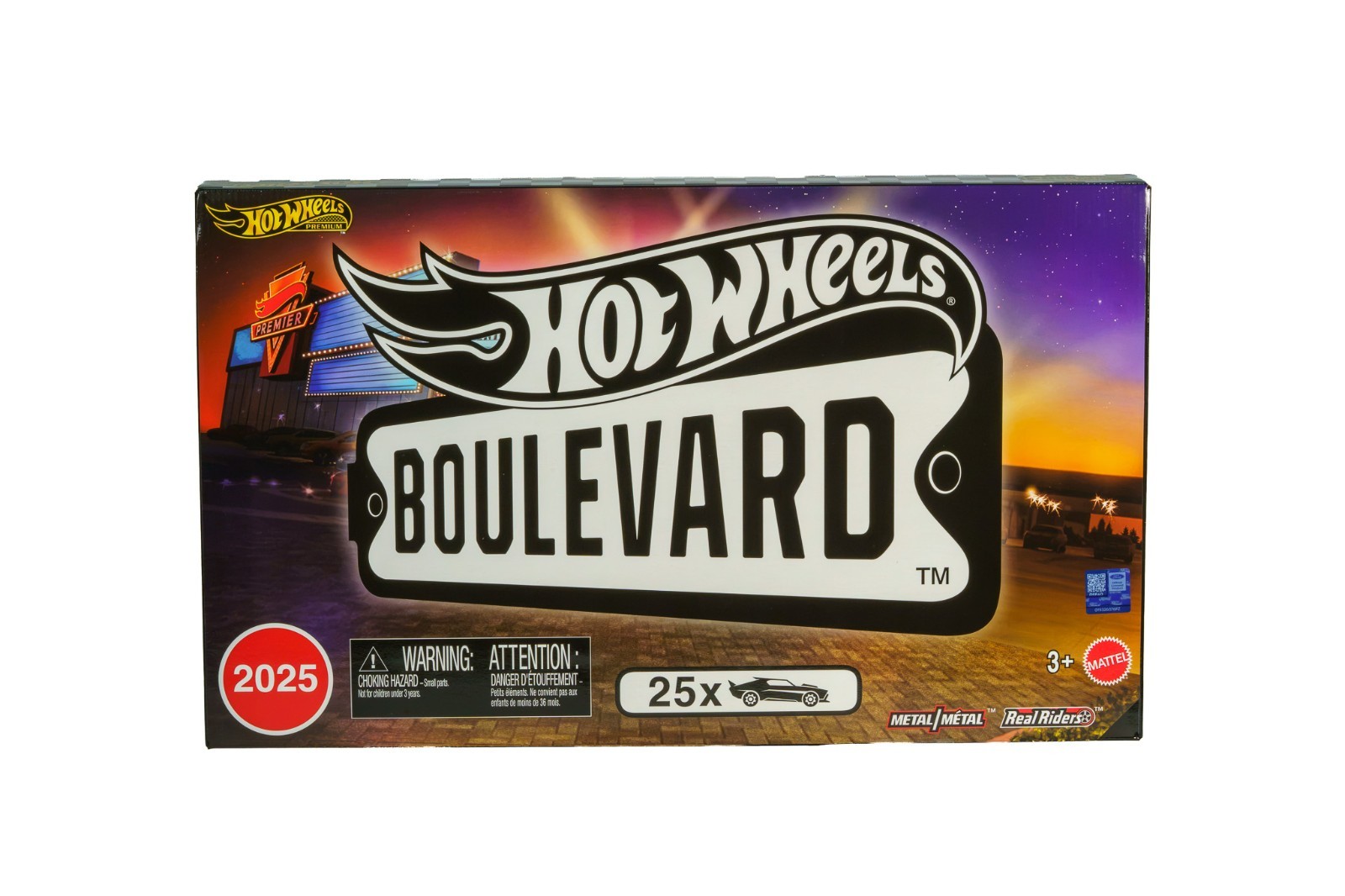 Hot Wheels Boulevard 25-Car Factory Set 2025, 25 Premium Die-Cast 1:64 Scale Car