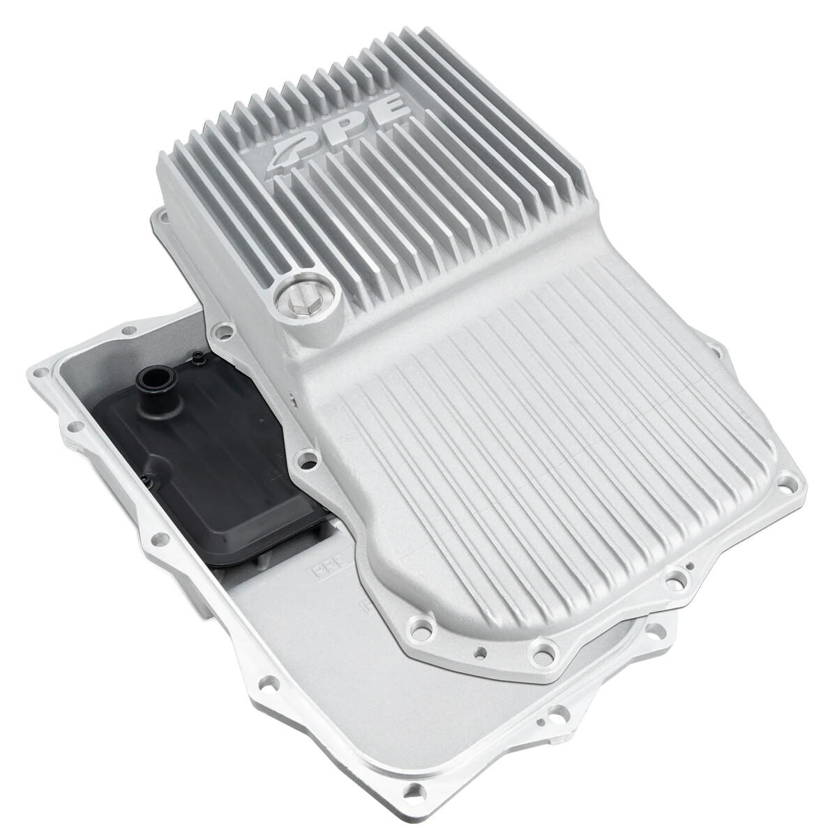 PPE HD Raw Aluminum Transmission Pan W/ Filter For 2013-2022 Ram 1500/Challenger