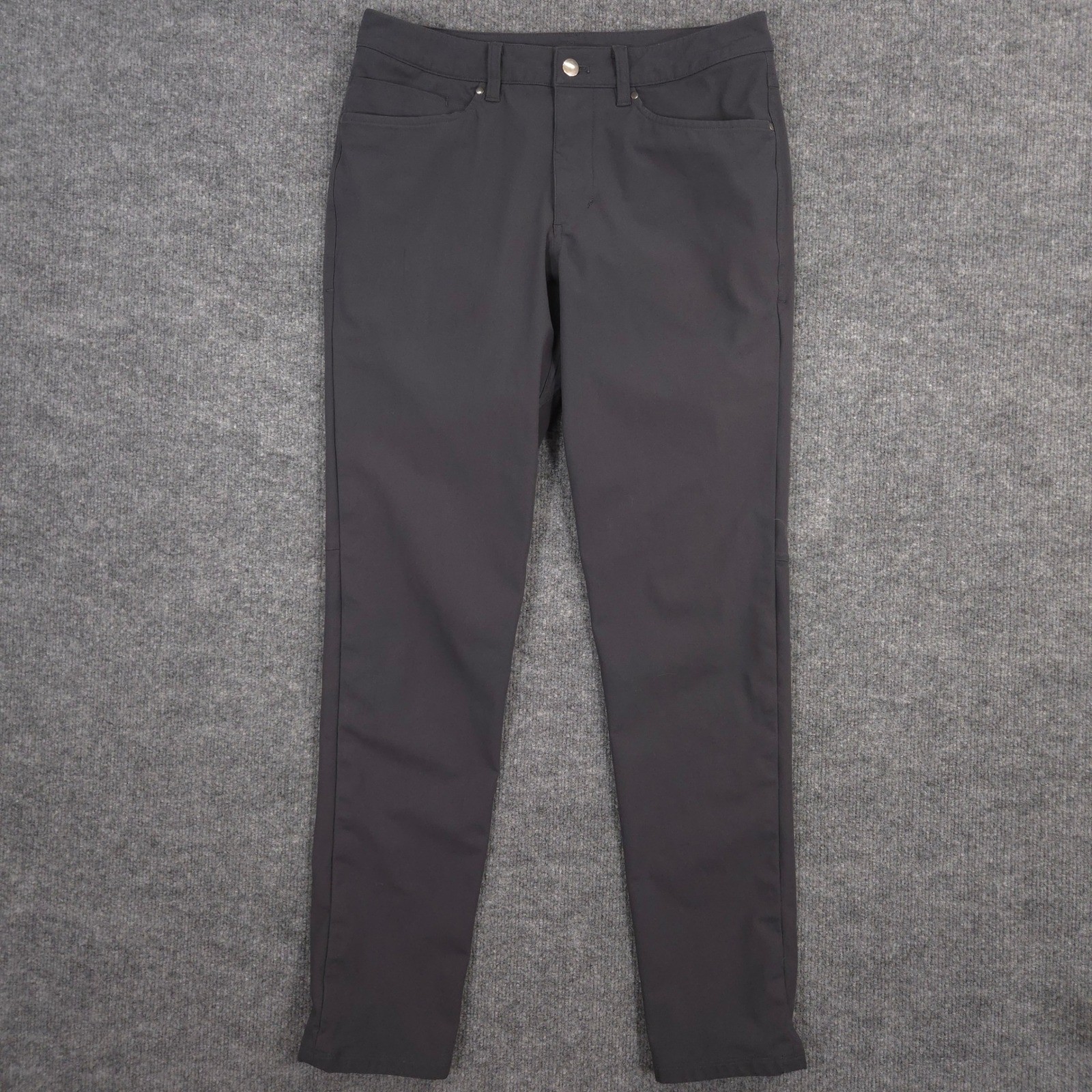 Lululemon ABC Pants Mens 30X31 Gray Slim Fit Warpstreme Performance Golf Casual