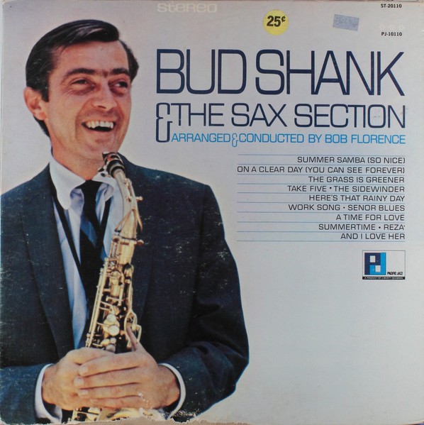 Bud Shank, Bud Shank And The Sax Section, (LP, Album), VG, 4380042249