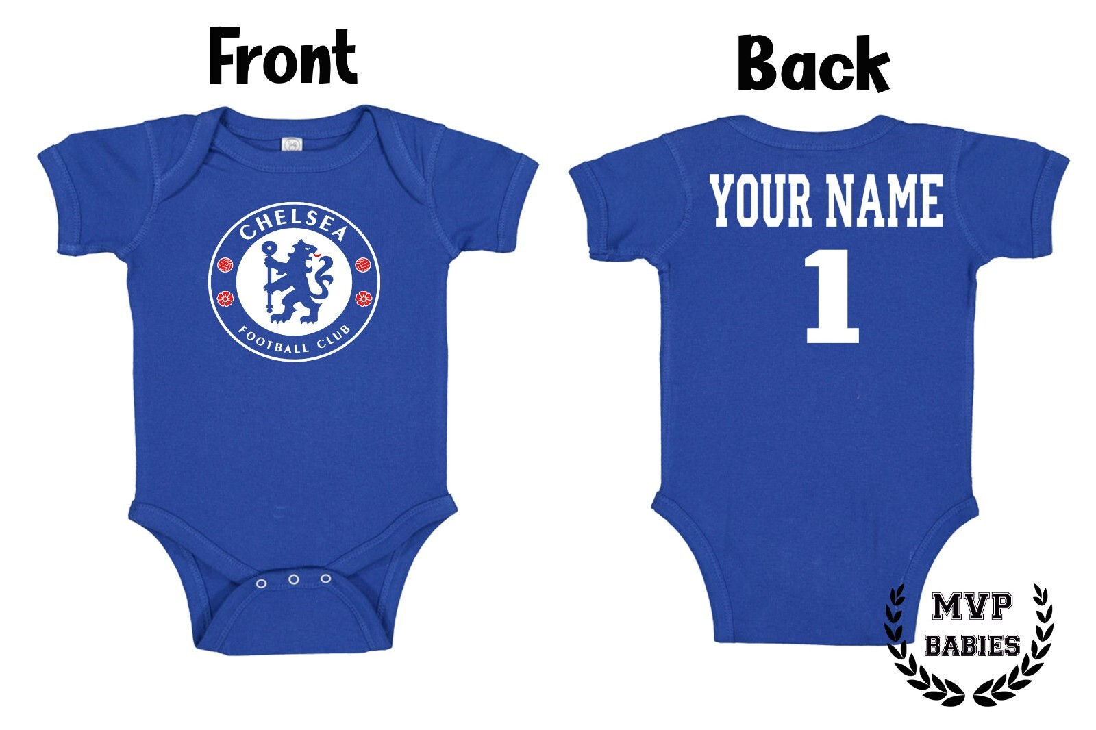 Chelsea F.C. Homemade baby bodysuit