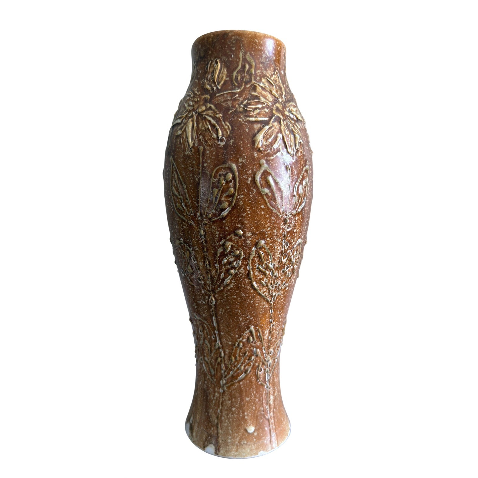 Gotham Pottery Vase • Crown‑G Mark • 12.75\