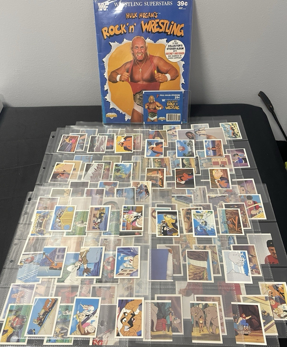 1986 Diamond WWF Hulk Hogan's Rock 'n Wrestling Stickers + Album - 129/225 LJN 1986 Diamond WWF Hulk Hogan's Rock 'n Wrestling Stickers + Album - 129/225 LJN