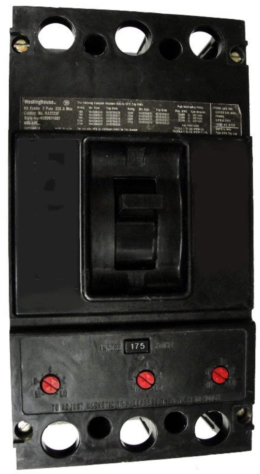 KA3225F w/90A Trip Unit - Westinghouse - New Surplus