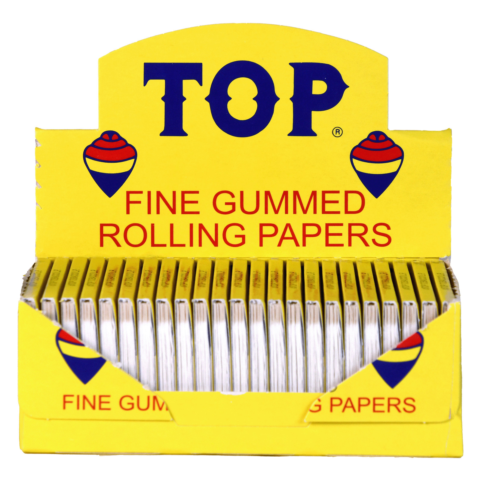 Top Rolling Papers Fine Gummed Cigarette Papers (Full Display Box - 24 Booklets) Top Rolling Papers Fine Gummed Cigarette Papers (Full Display Box - 24 Booklets)