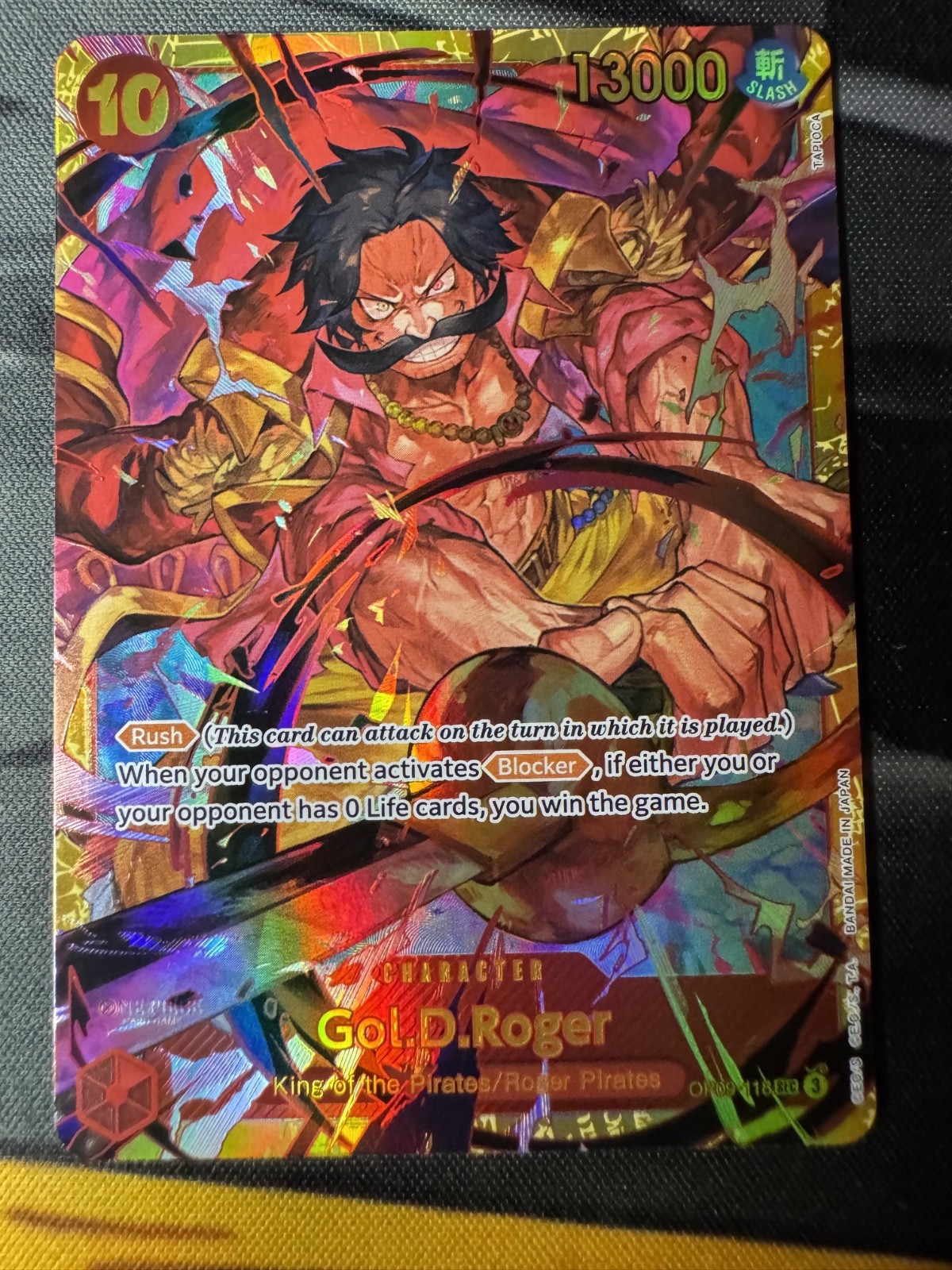 Gol.D.Roger - OP09-118 Emperors in the New World SEC One Piece Card Foil Gol.D.Roger - OP09-118 Emperors in the New World SEC One Piece Card Foil