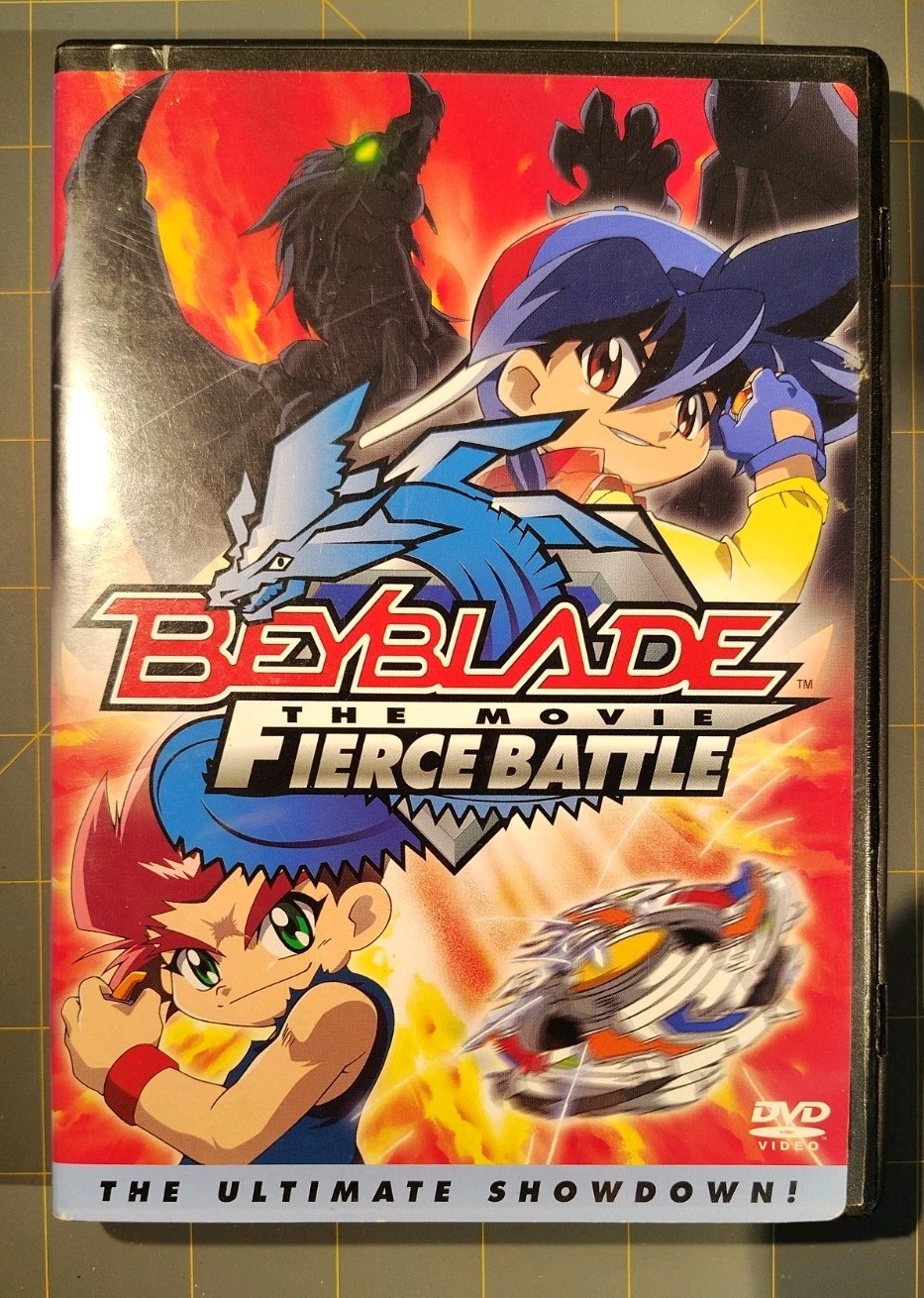 Beyblade The Movie: Fierce Battle Miramax DVD - Tested 