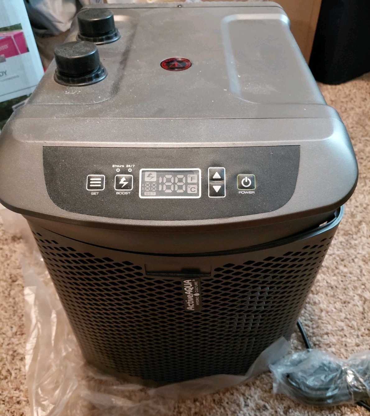 Active Aqua 0.25 HP 396-925  Hydroponic Cooling Water Chiller(Open Box)